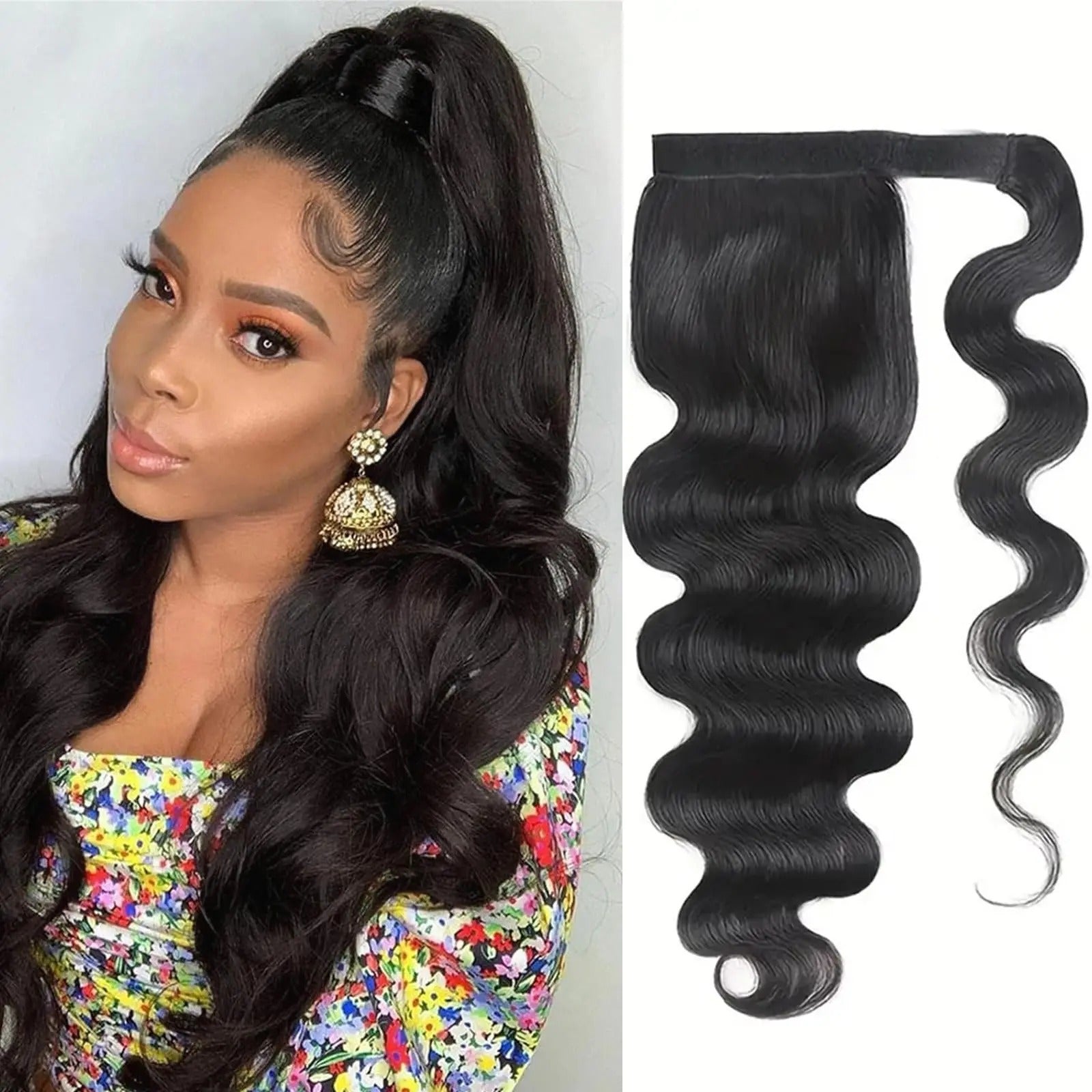 Ponytail Body Wave Clip-In