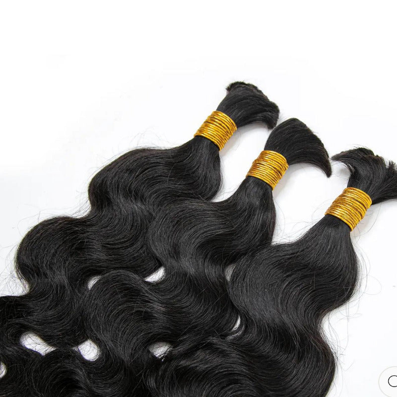 Human Hair Body Wave Braiding Knotless/ Boho Extension