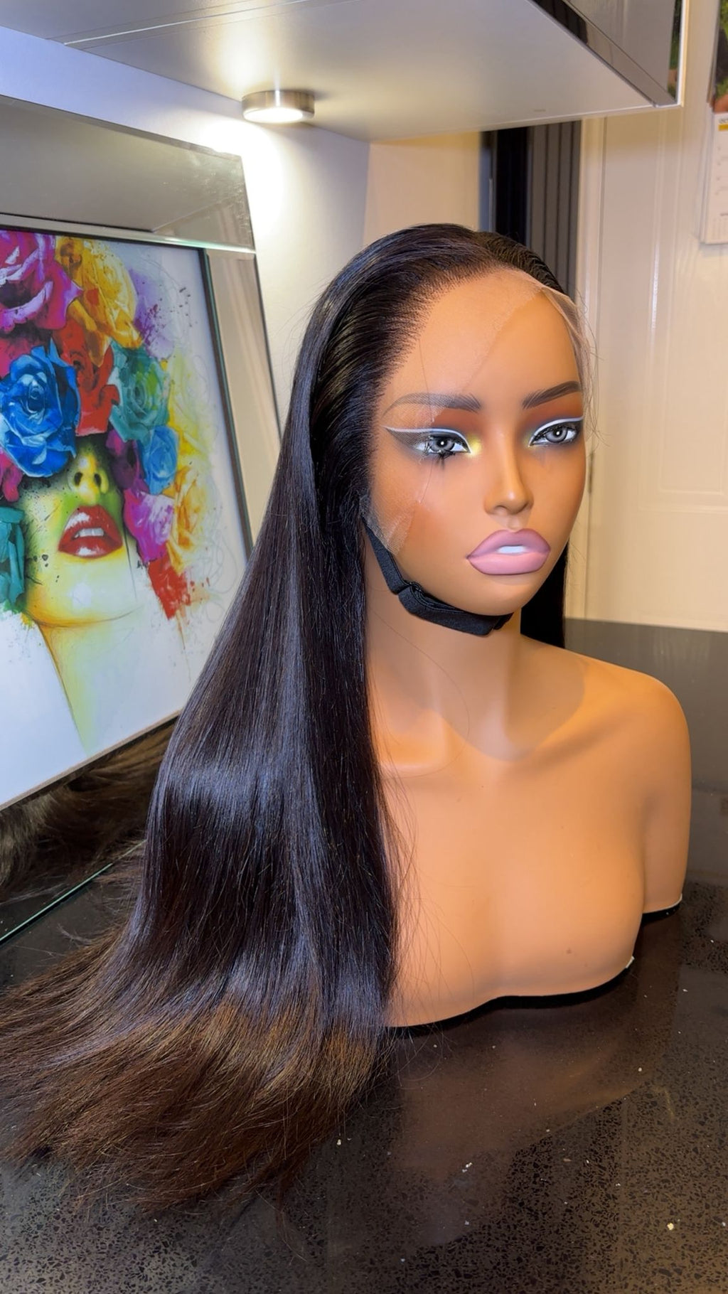 Bone Straight 13x4 HD Frontal Wig