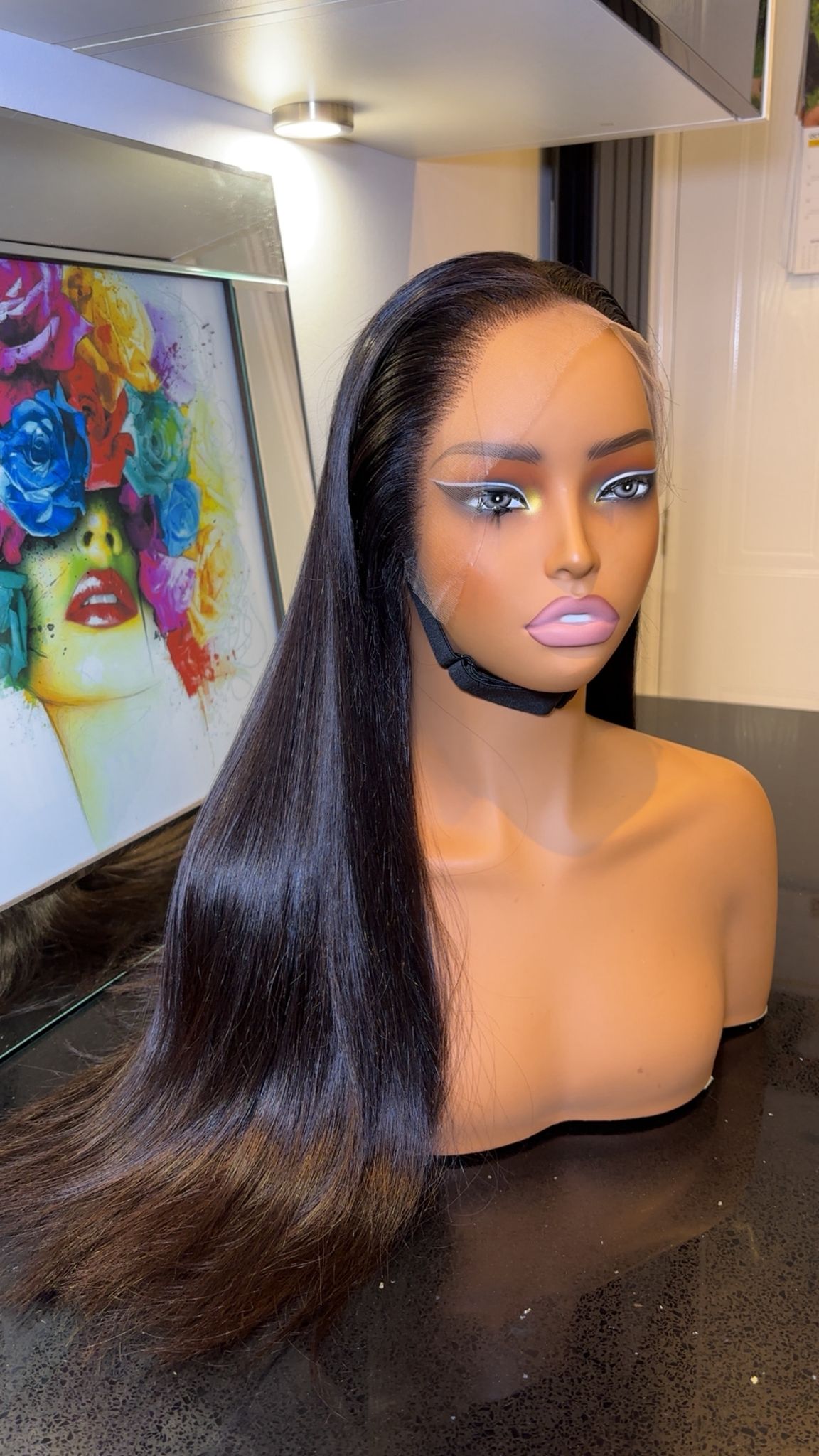 Bone Straight 13x4 HD Frontal Wig