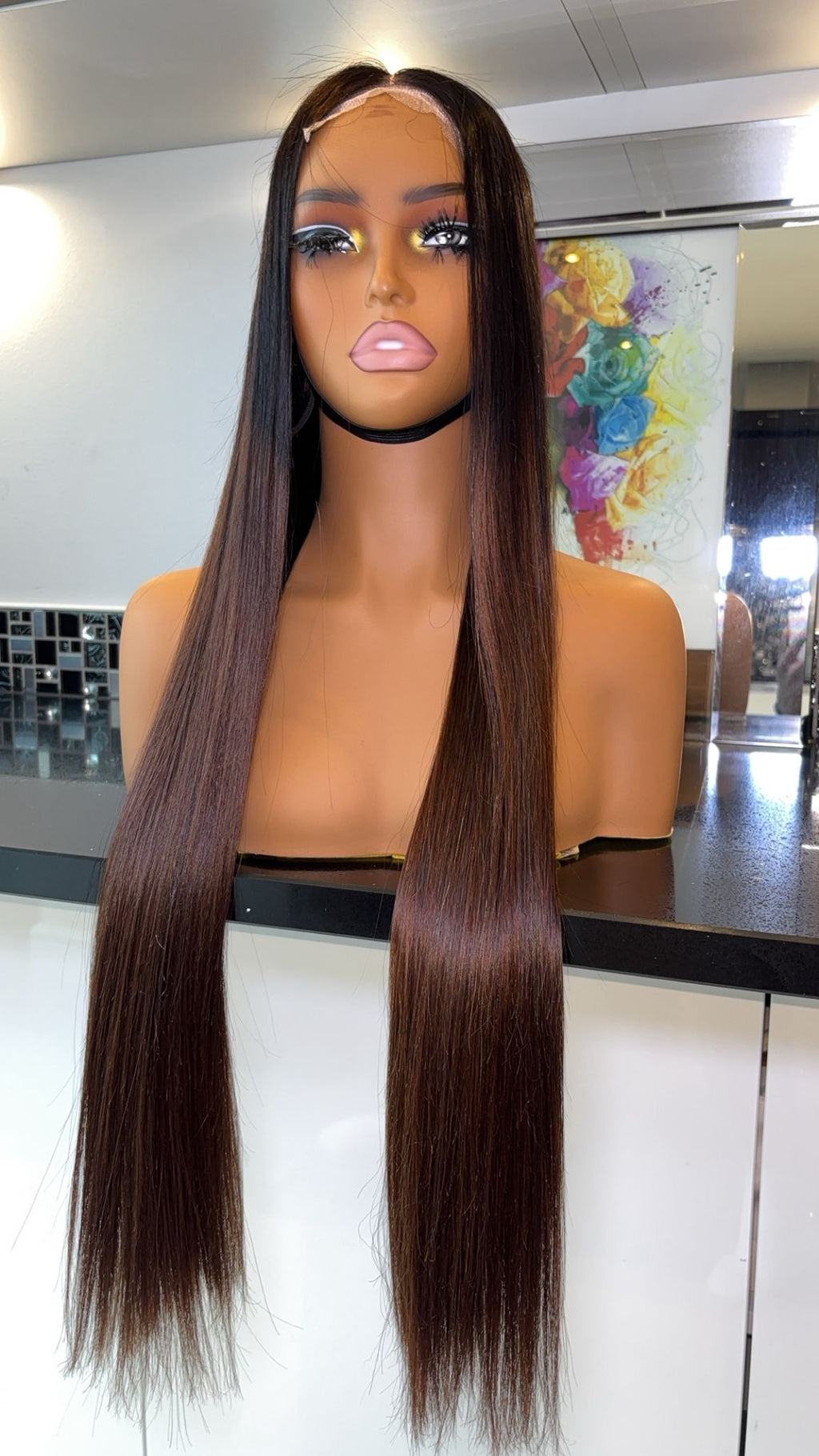Bone Straight Vietnamese 30 Inch Wig 4x6