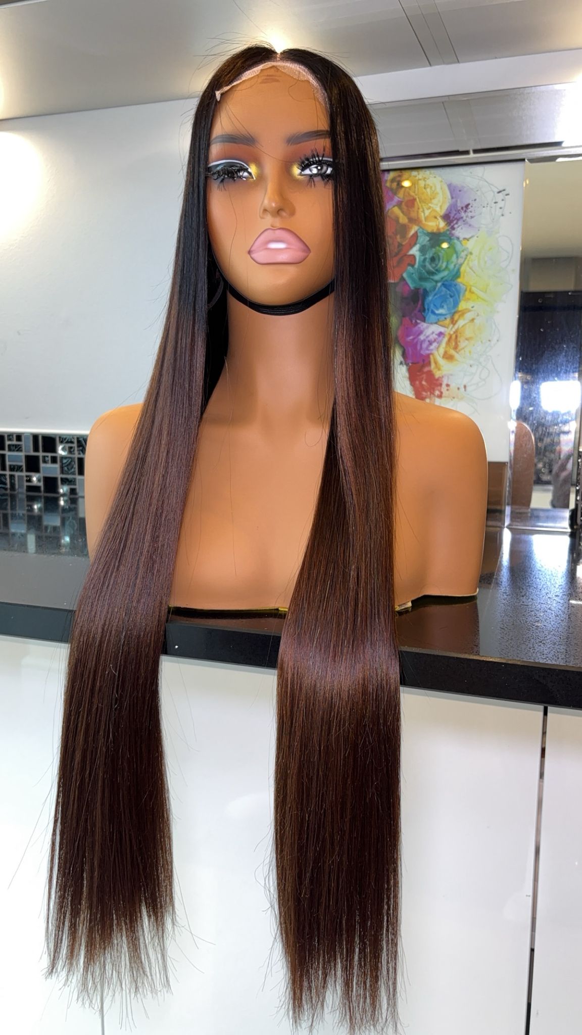 Bone Straight Vietnamese 30 Inch Wig 4x6
