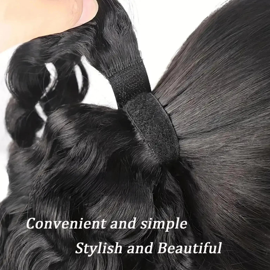 Deep Wave Ponytail Clip-In