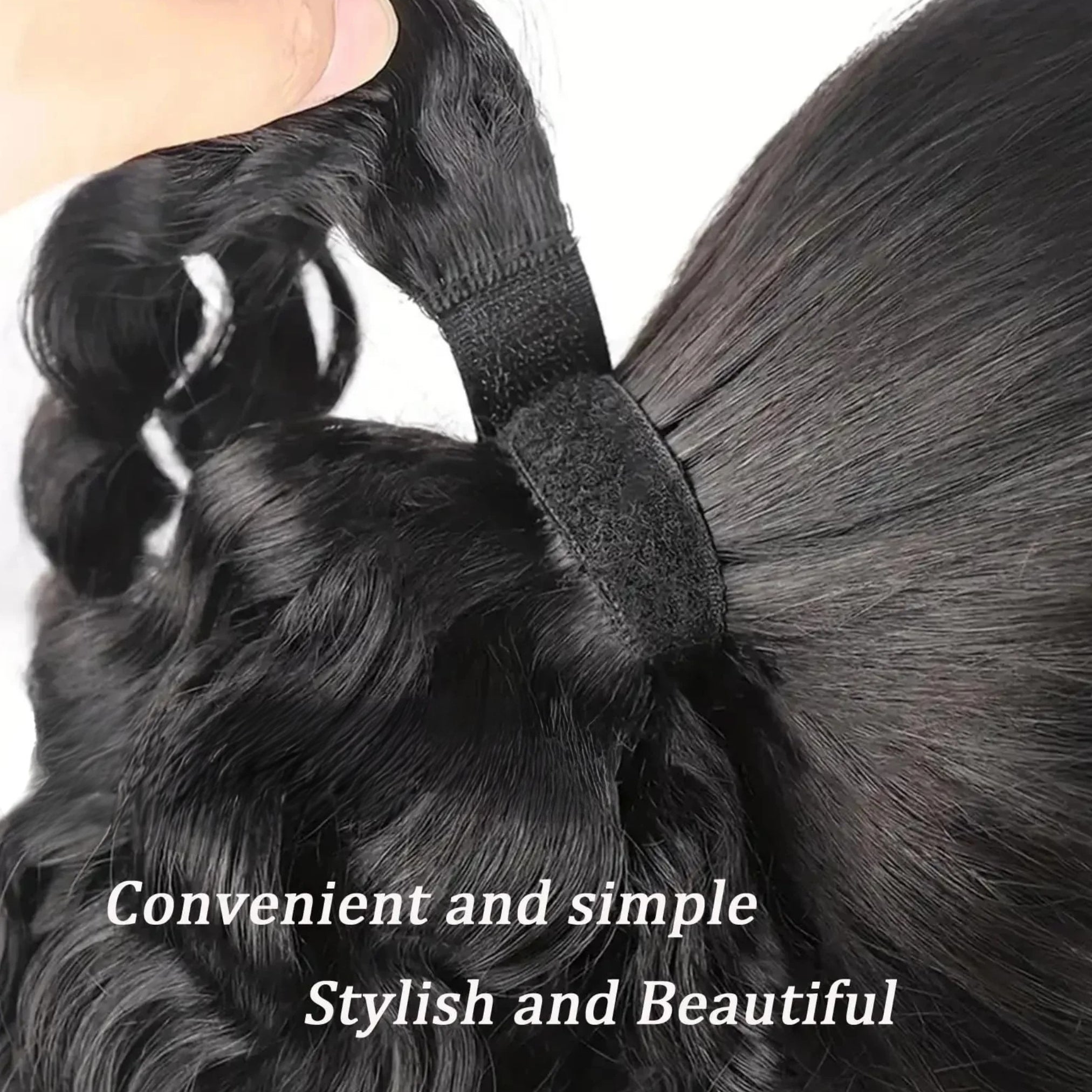 Deep Wave Ponytail Clip-In
