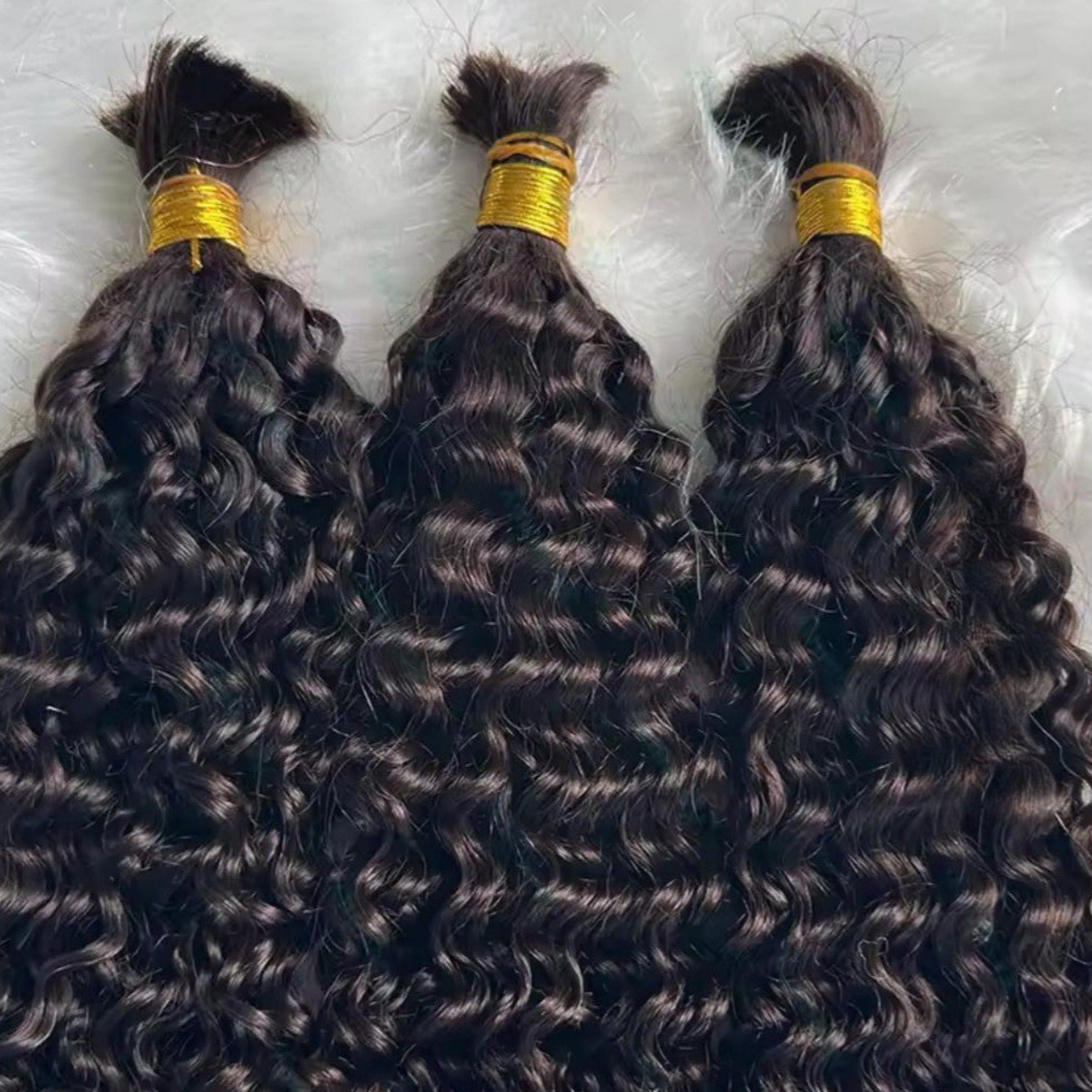 Human Hair Deep Wave Braiding Knotless/ Boho Extension