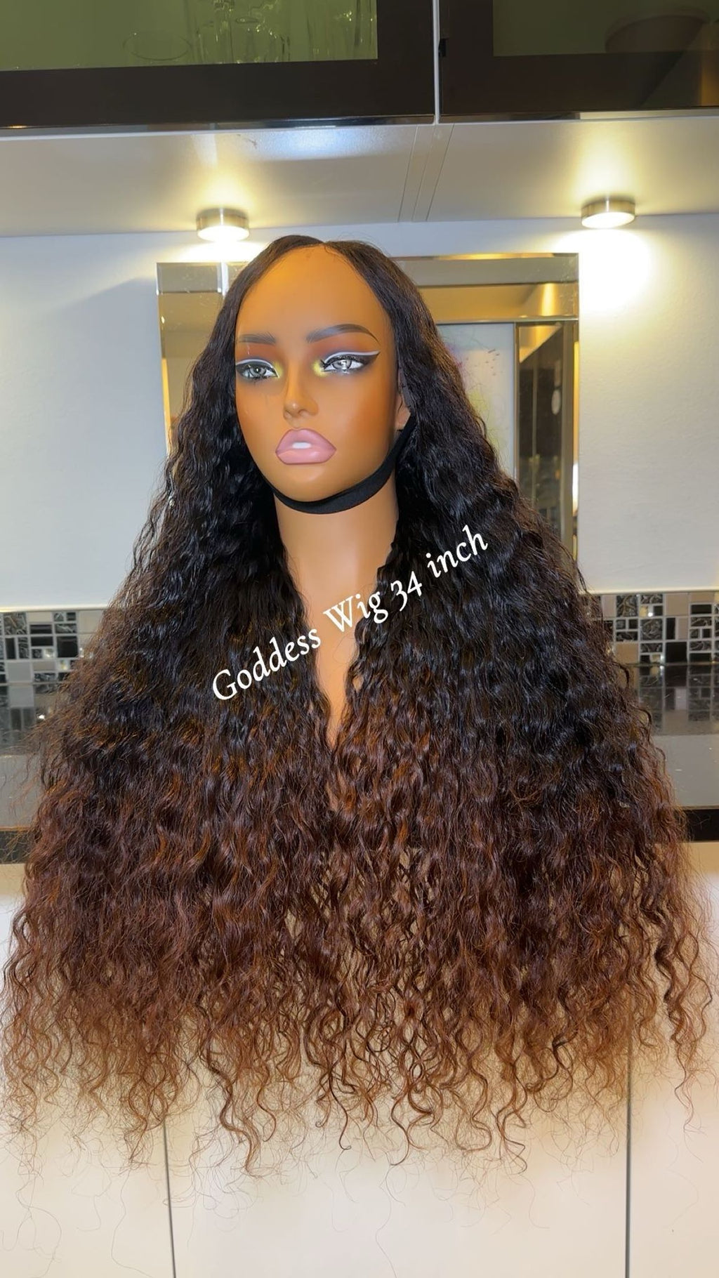 Deep Curly Ombre Wig - HD Lace 5x5